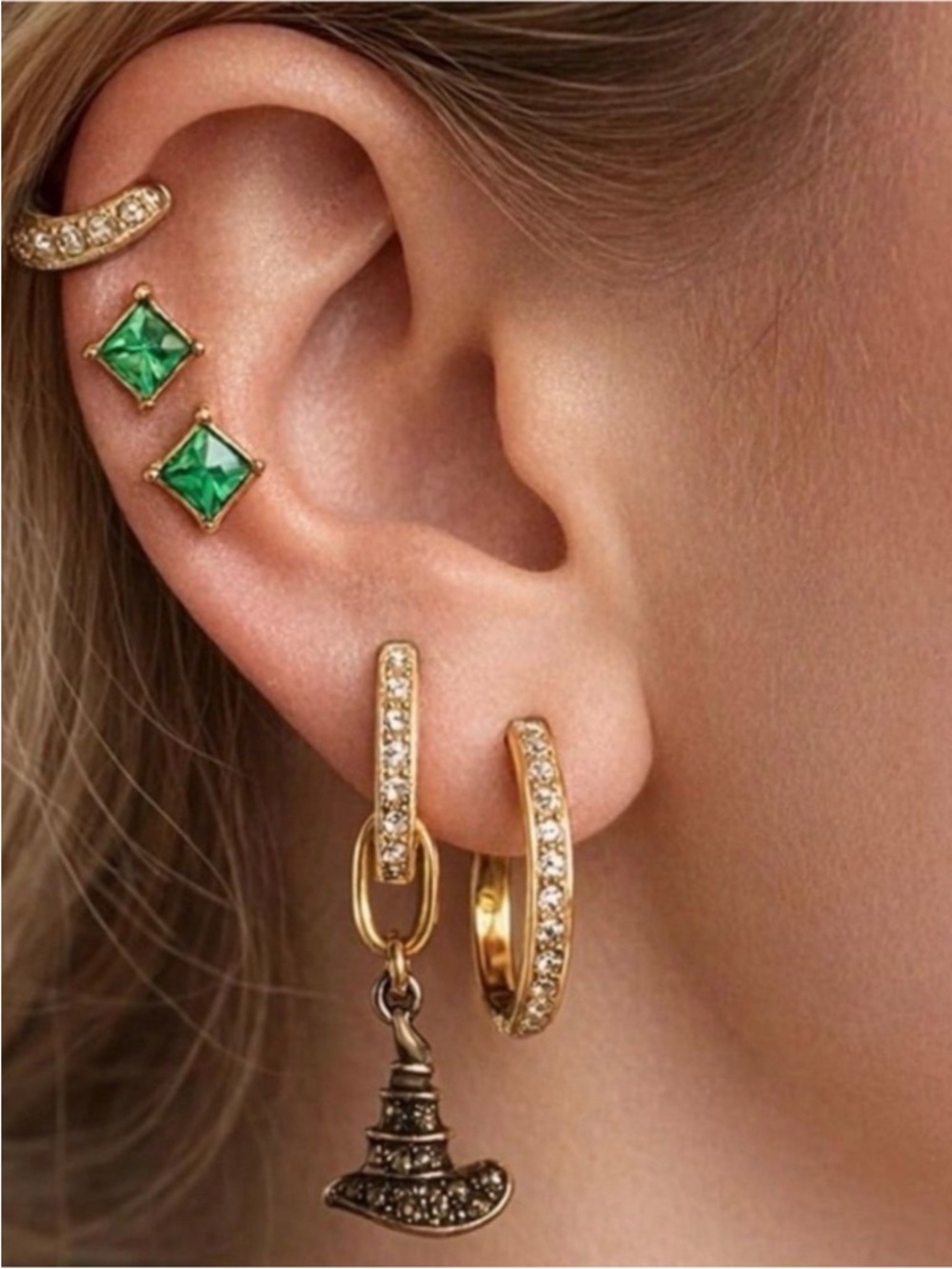 Revolve 8 Other Reasons x Wicked Wicked Earring Set NWT